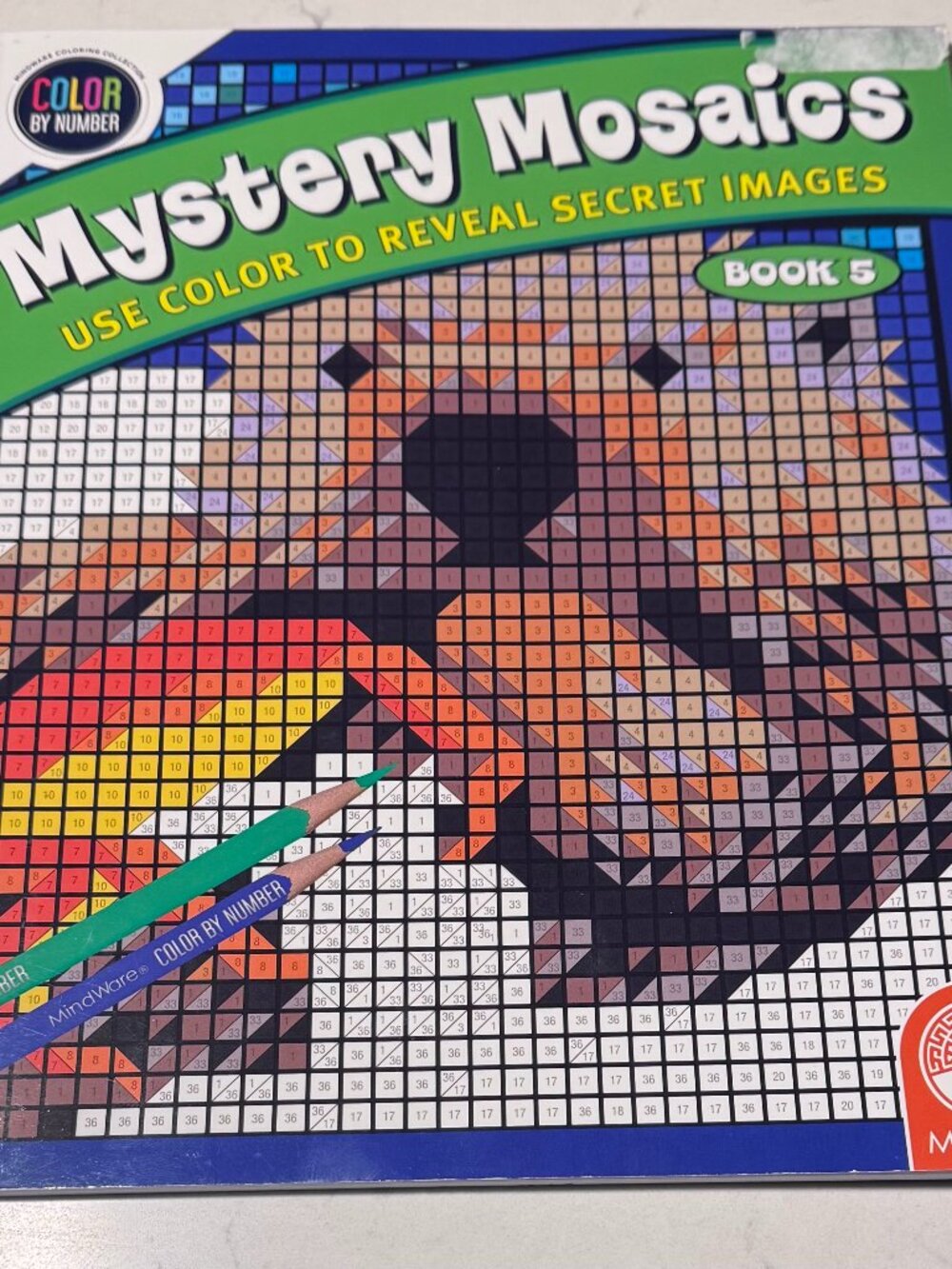 MindWare Mystery Mosaics Color by Number